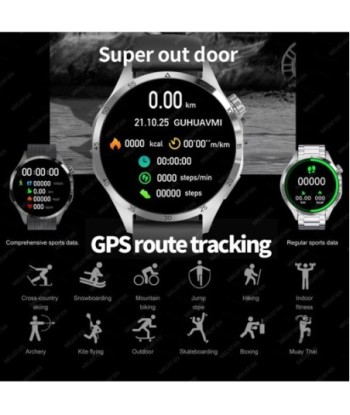 New Huawei GT4 Pro+ Smart Watch Men HD AMOLED Screen Bluetooth Call IP68 Waterproof GPS NFC Heart Rate Monitor Smartwatch