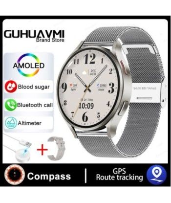 Classic Smart Watch Men Women Custom Dial HD AMOLED Voice Call NFC GPS Tracker Smartwatch