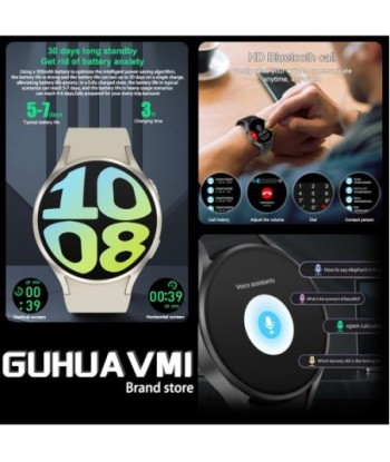 Classic Smart Watch Men Women Custom Dial HD AMOLED Voice Call NFC GPS Tracker Smartwatch