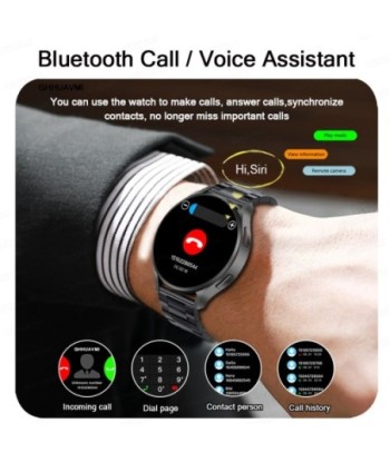 Classic Smart Watch Men Women Custom Dial HD AMOLED Voice Call NFC GPS Tracker Smartwatch