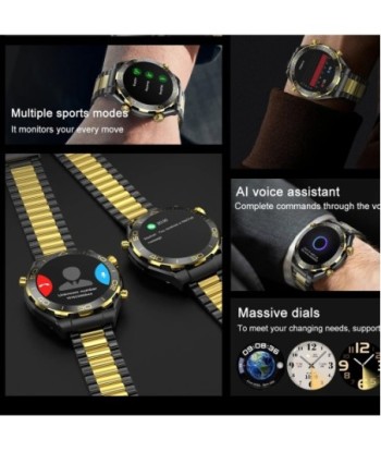 Huawei Smart Watch Men Gesture Control Bluetooth Call Smartwatch AMOLED Screen GPS Tracker Dynamic Island