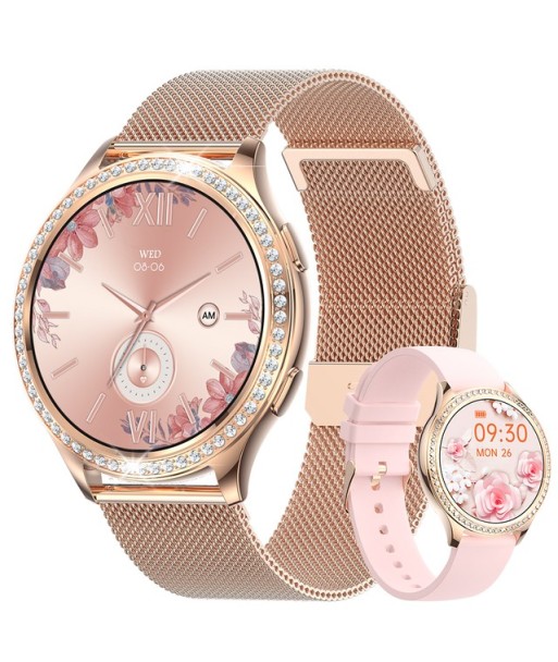 LIGE 1.32 Inch Smart Watch Women Bluetooth Call AI Voice Assistant Customized Face Health Monitor Smartwatch