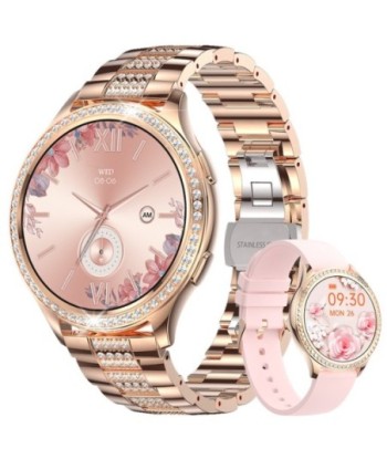LIGE 1.32 Inch Smart Watch Women Bluetooth Call AI Voice Assistant Customized Face Health Monitor Smartwatch