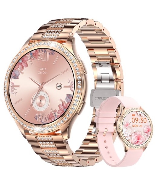 LIGE 1.32 Inch Smart Watch Women Bluetooth Call AI Voice Assistant Customized Face Health Monitor Smartwatch