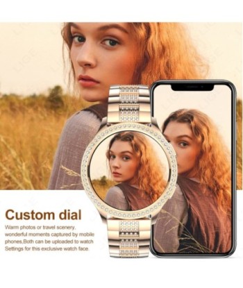 LIGE 1.32 Inch Smart Watch Women Bluetooth Call AI Voice Assistant Customized Face Health Monitor Smartwatch